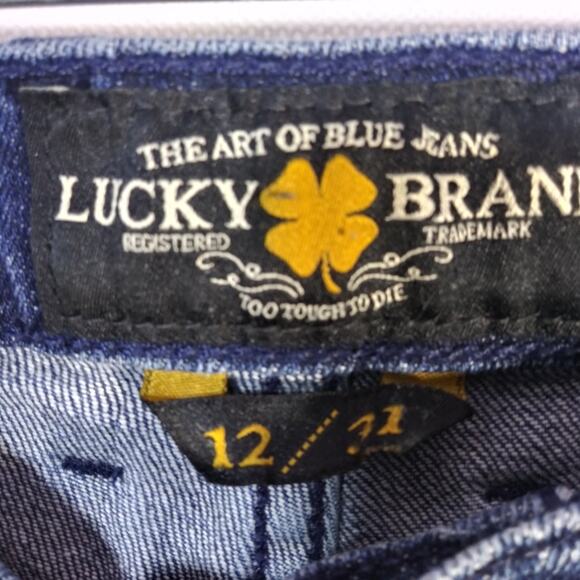 Lucky Brand | Leslie Sweet N Low Bootcut Jean Blue Wash Size 12 - Picture 6 of 12